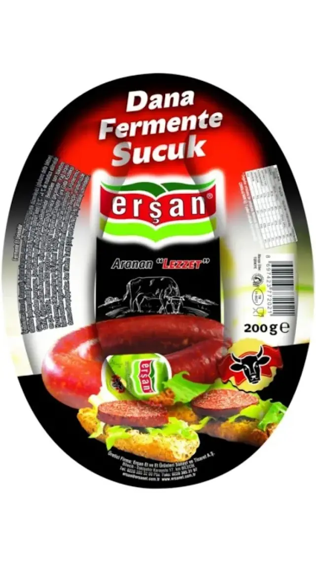 Erşan Et Dana Fermente Kangal Sucuk 200 gr