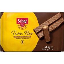 Schar Twin Bar Glutensiz Çiftli Çikolata Bar 64,5 gr