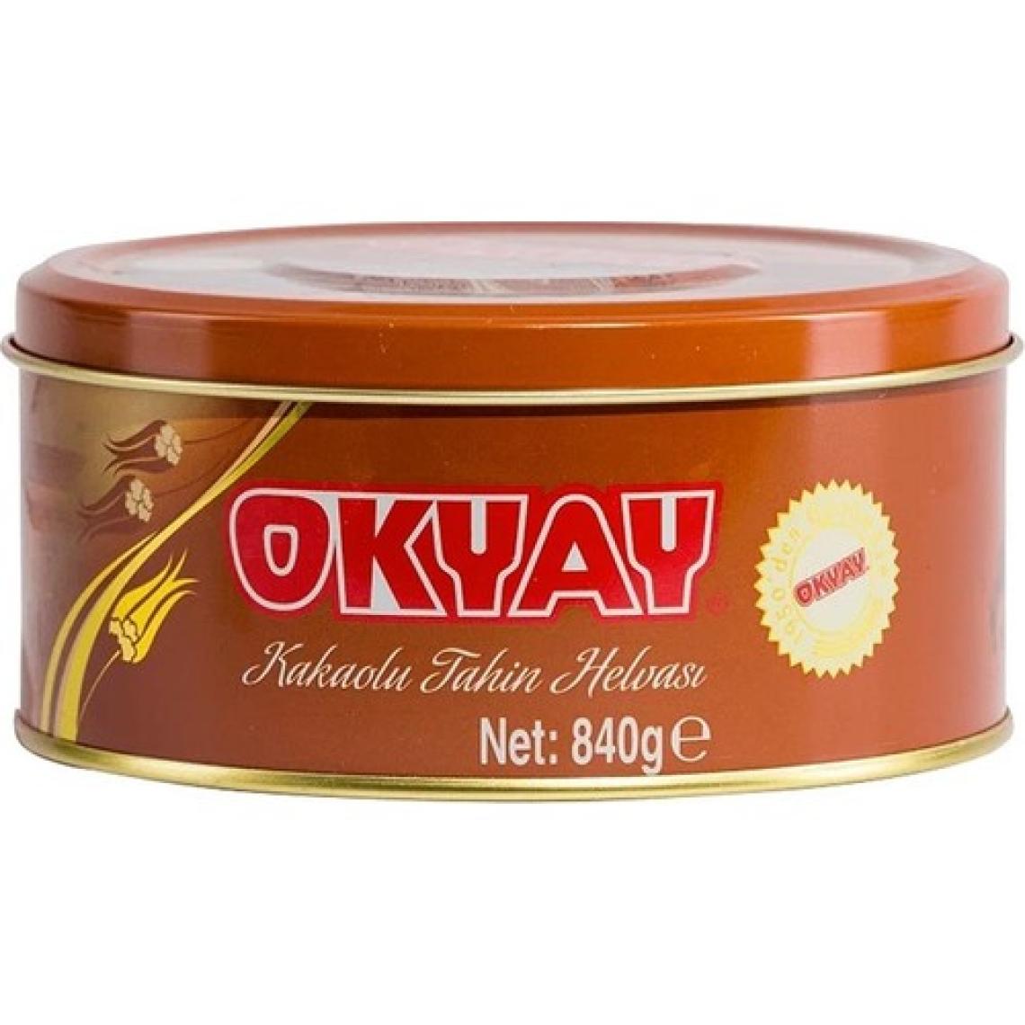 Okyay x 3 Adet Kakaolu Teneke Kutu Helva 840 gr