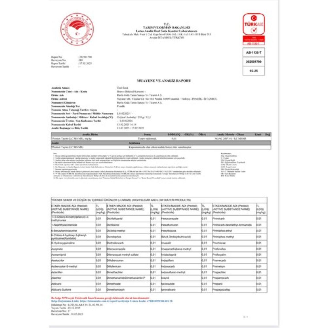 Ravla Bravo İğde Unlu Tahin Pekmez Karışımı- 230g