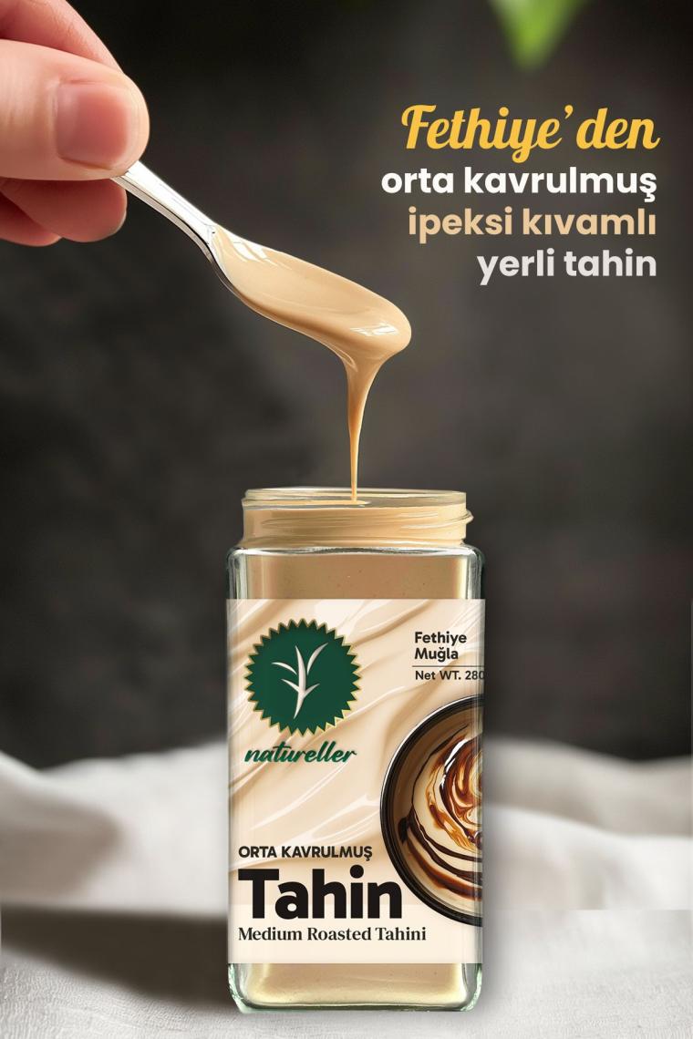 Natureller Tahin Orta Kavrulmuş Fethiye - Yerli Susam 280 gr