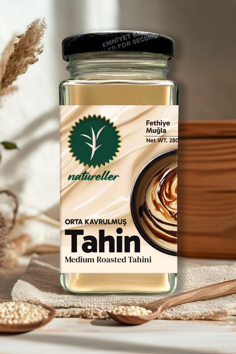 Natureller Tahin Orta Kavrulmuş Fethiye - Yerli Susam 280 gr