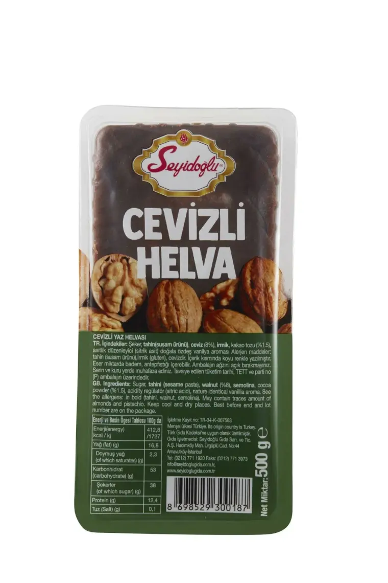 Cevizli Yaz Helvası 500 Gr