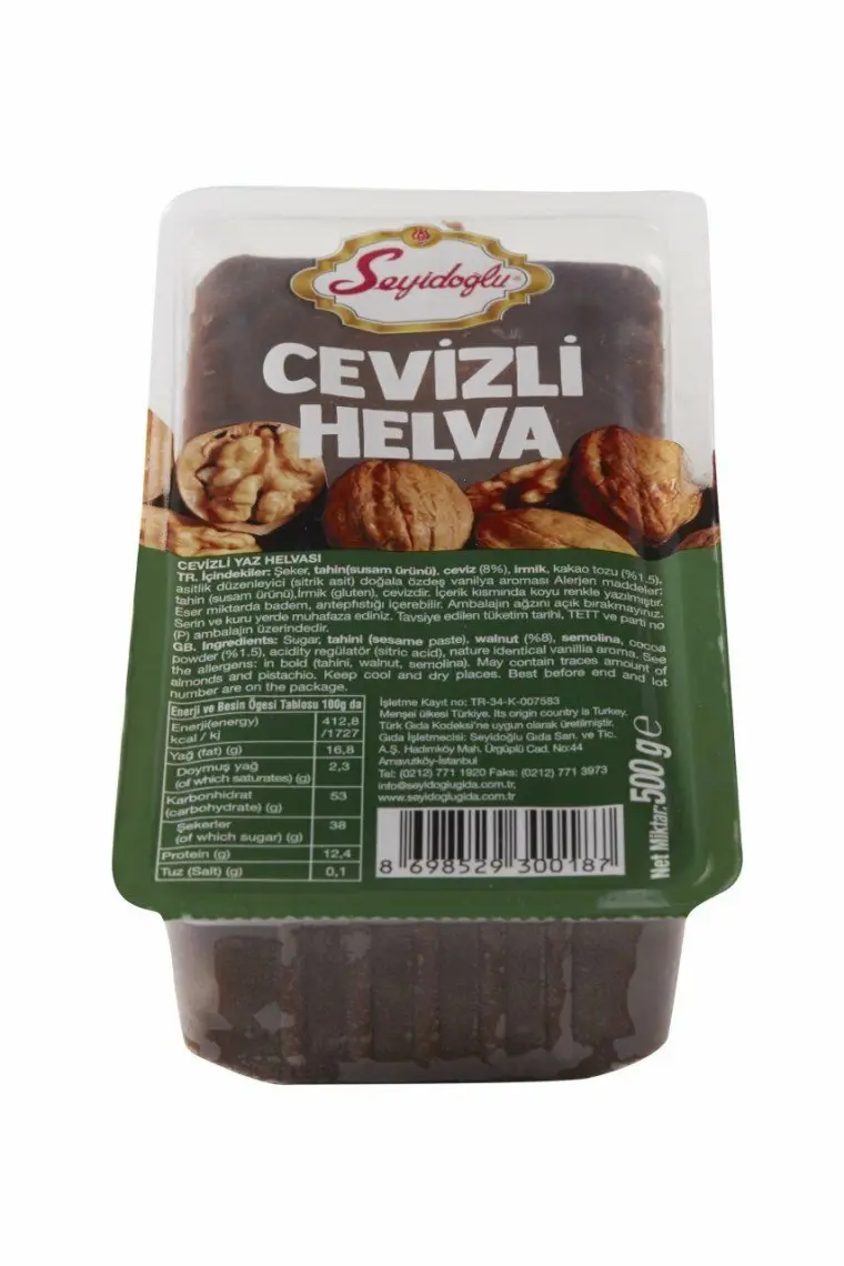 Cevizli Yaz Helvası 500 Gr