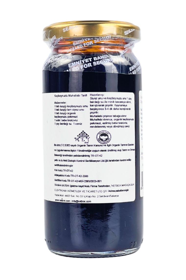 Ketbox Organik Keçiboynuzu (Harnup) Pekmezi Soğuk Sıkım 300 Gr