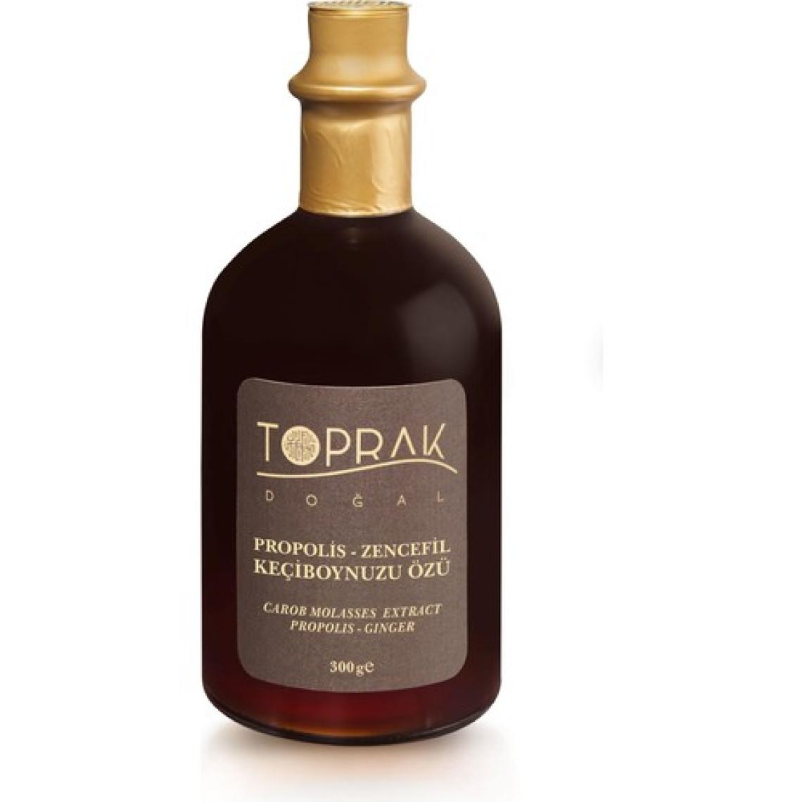 Toprak Doğal Propolis Zencefilli Keçiboynuzu Özü 300 G Soğuk Sıkım