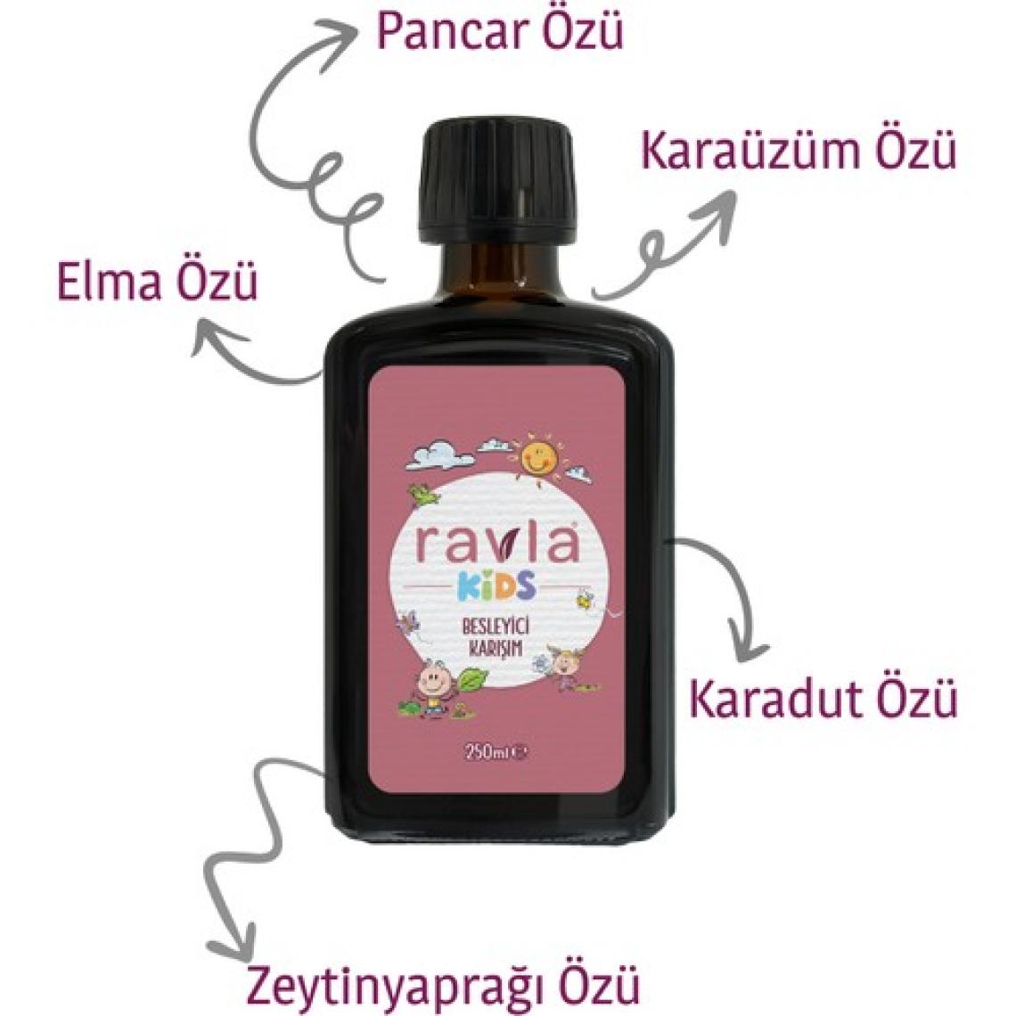 Ravla 3'lü Ürün - Kids Besleyici Karışım 250ml