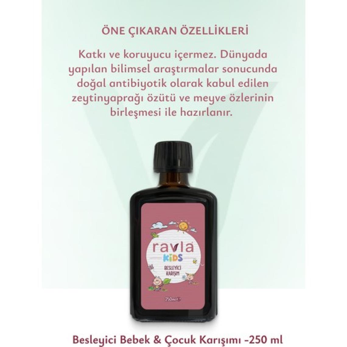Ravla 3'lü Ürün - Kids Besleyici Karışım 250ml