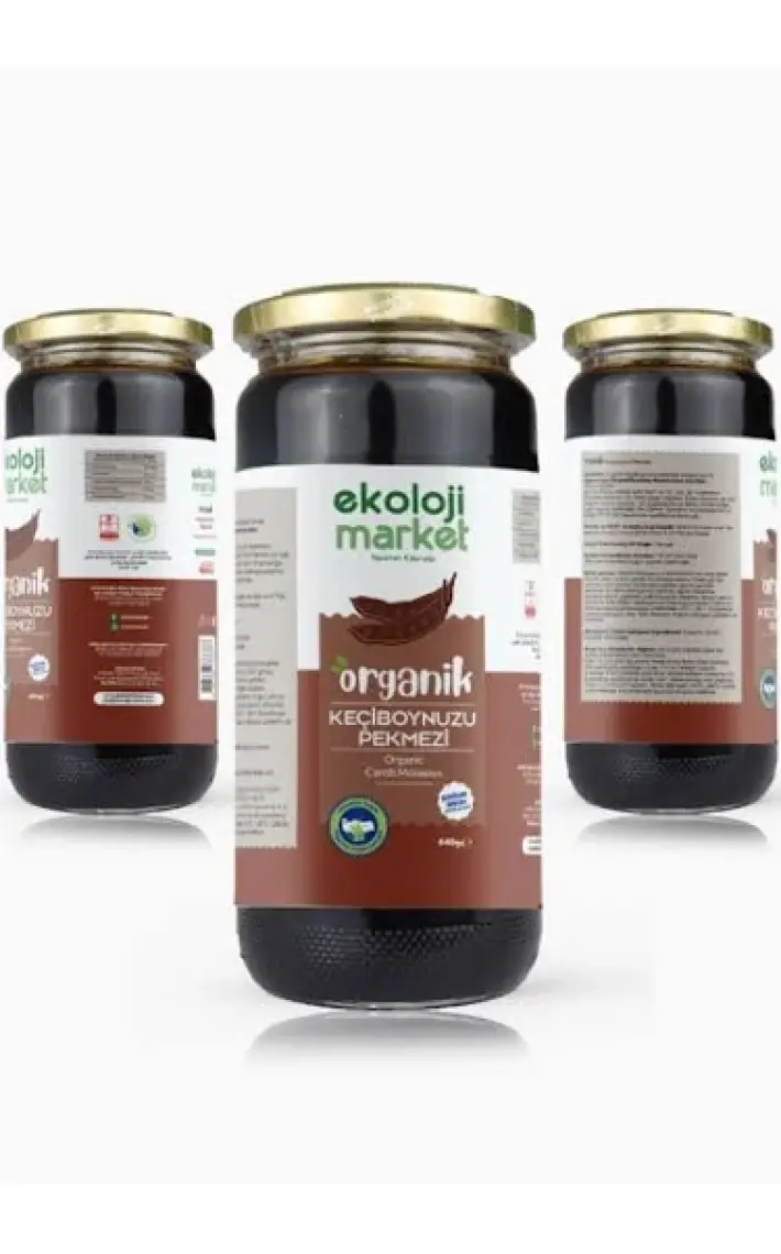 Ekoloji Market Organik Keçiboynuzu (Harnup) Pekmezi 640 gr