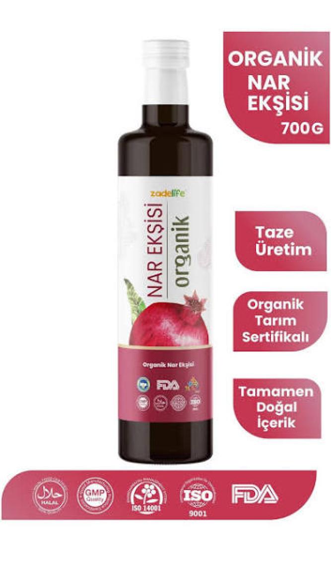 Zadelife Organik Nar Ekşisi 700 Gr