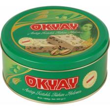 Okyay Antep Fıstıklı Tahin Helvası Teneke Kutulu 840 g