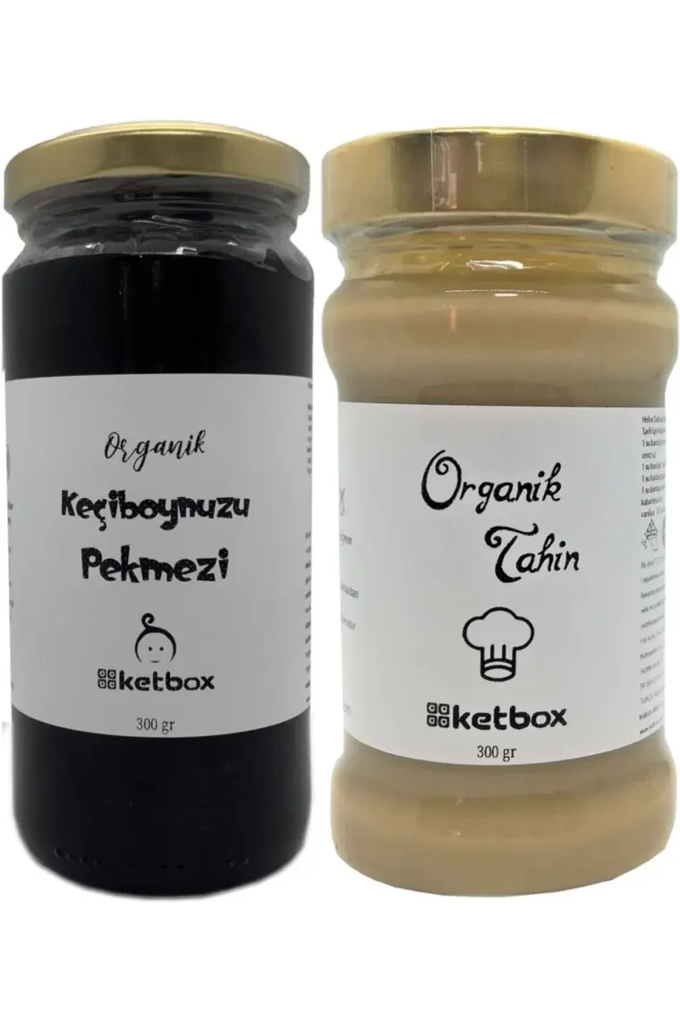 Ketbox Organik Tahin Pekmez (Keçiboynuzu Pekmezi) Seti