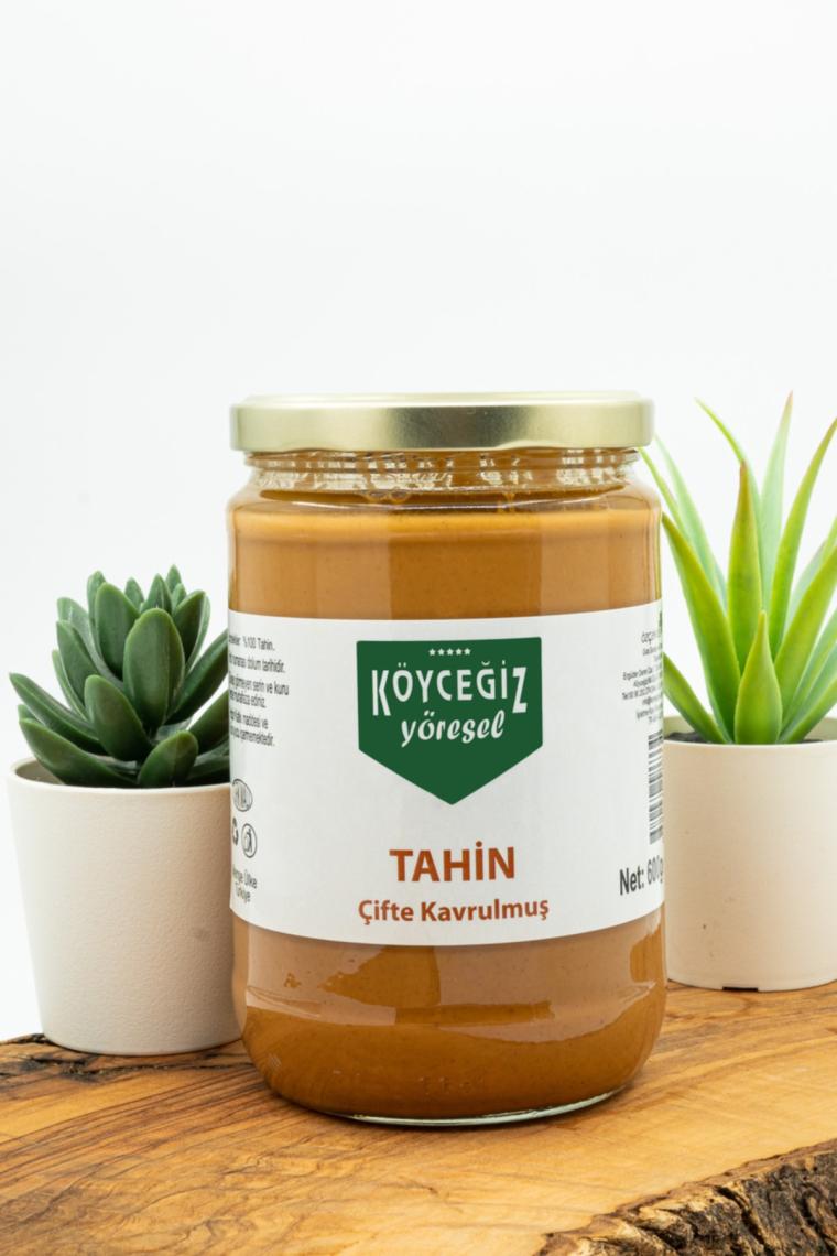 Çifte Kavrulmuş Tahin 600 gr Cam Kavanoz