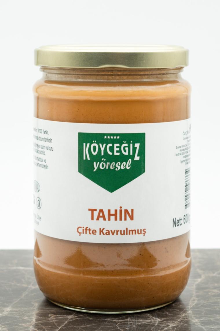 Çifte Kavrulmuş Tahin 600 gr Cam Kavanoz