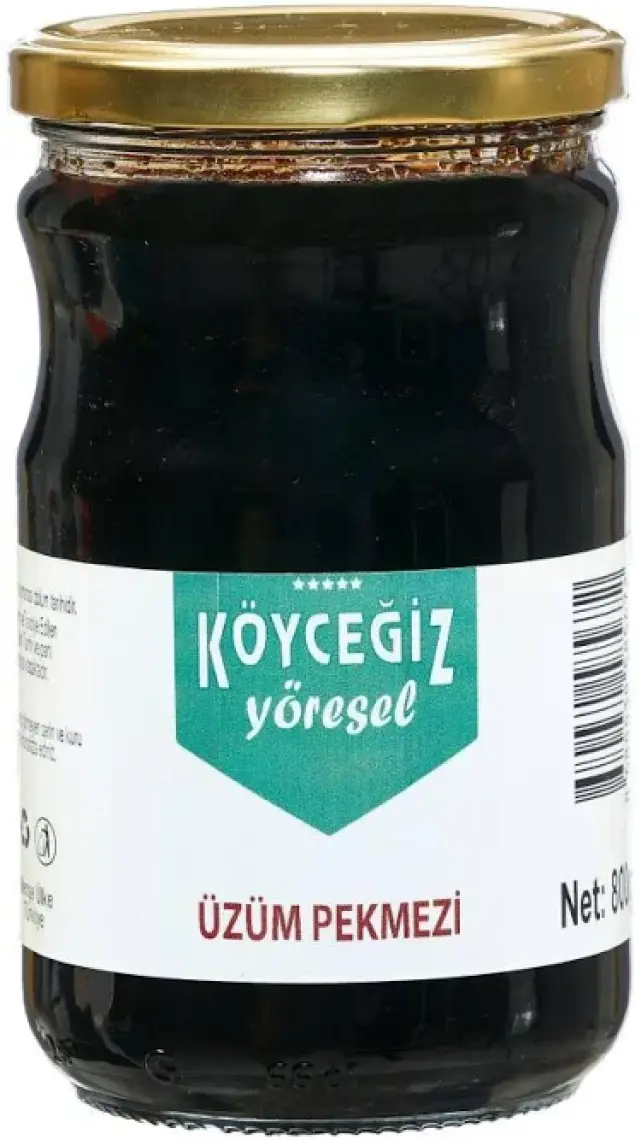 Köyceğiz Yöresel Üzüm Pekmezi 800 G Cam Kavanoz