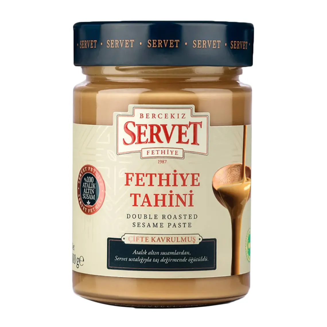 Bercekız Servet Şekerleme Çifte Kavrulmuş Taze Fethiye Tahini - 300 gr