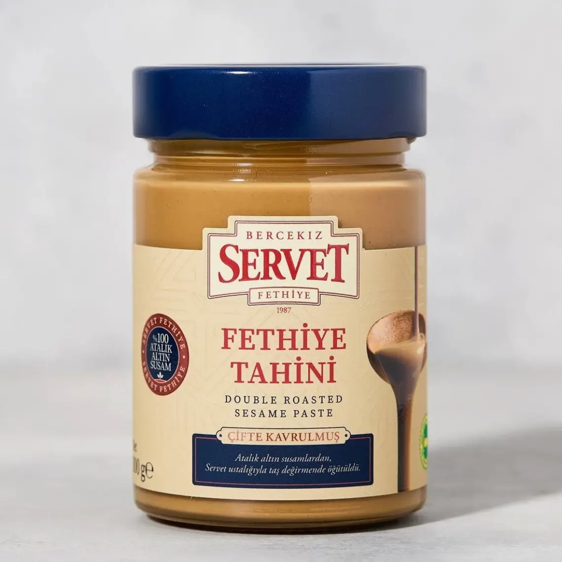 Bercekız Servet Şekerleme Çifte Kavrulmuş Taze Fethiye Tahini - 300 gr