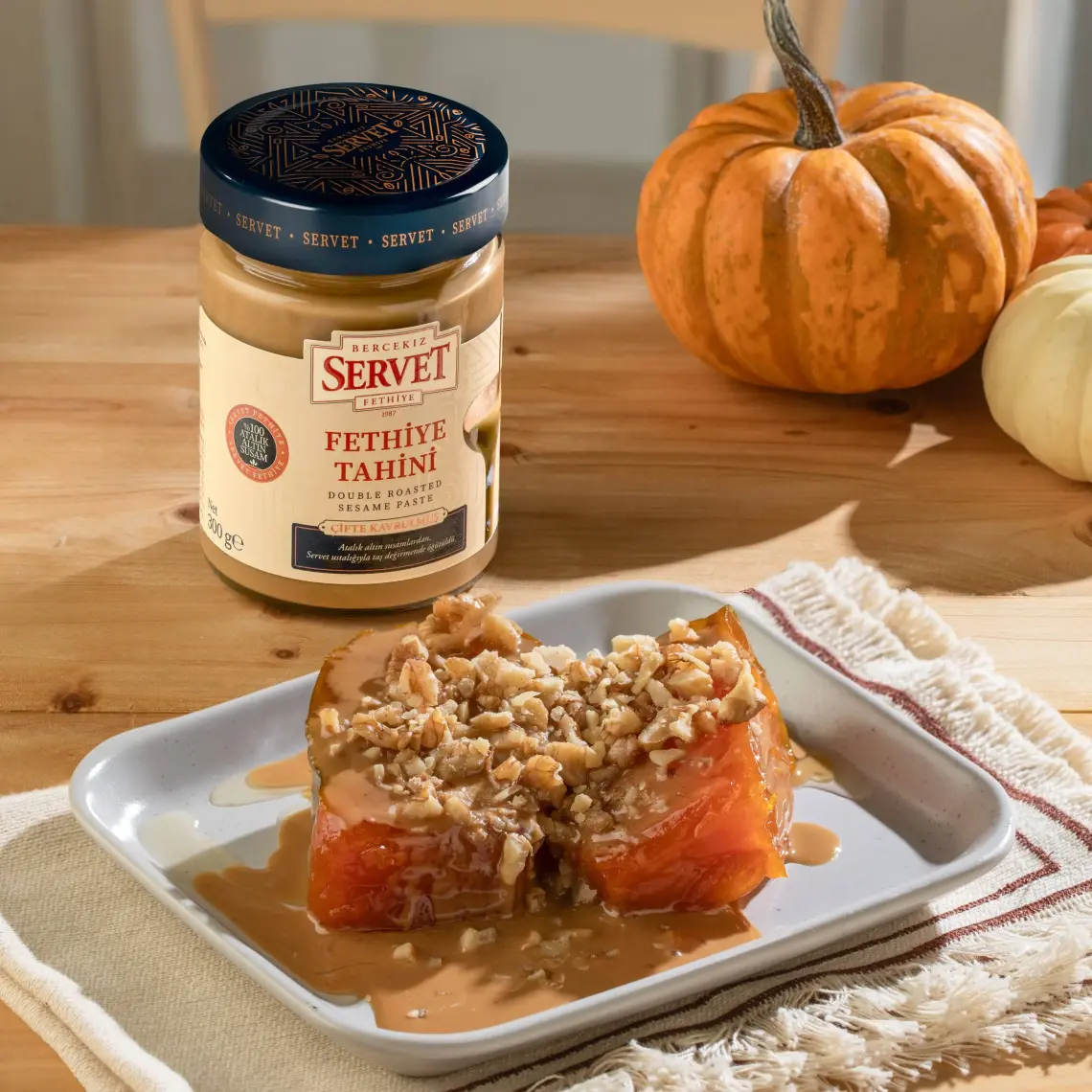 Bercekız Servet Şekerleme Çifte Kavrulmuş Taze Fethiye Tahini - 300 gr