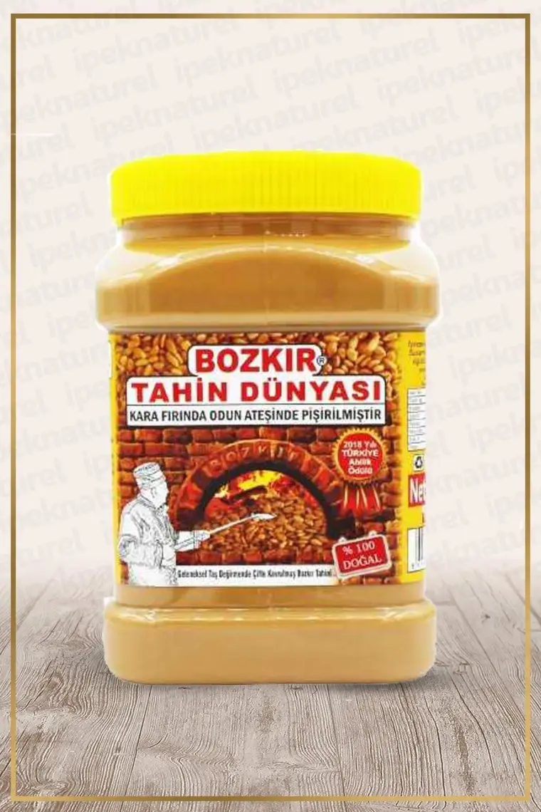 Bozkırlı Çavuşoğlu Odun Ateşinde Karafırın Tahin Çavuşoğlu Kepeksiz Bozkır Tahini 930g