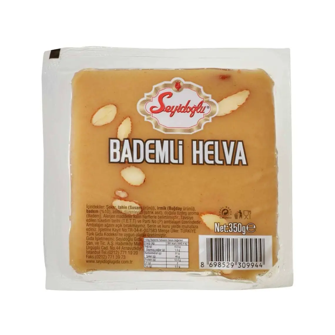 Seyidoğlu Yaz Helvası Bademli 350 gr