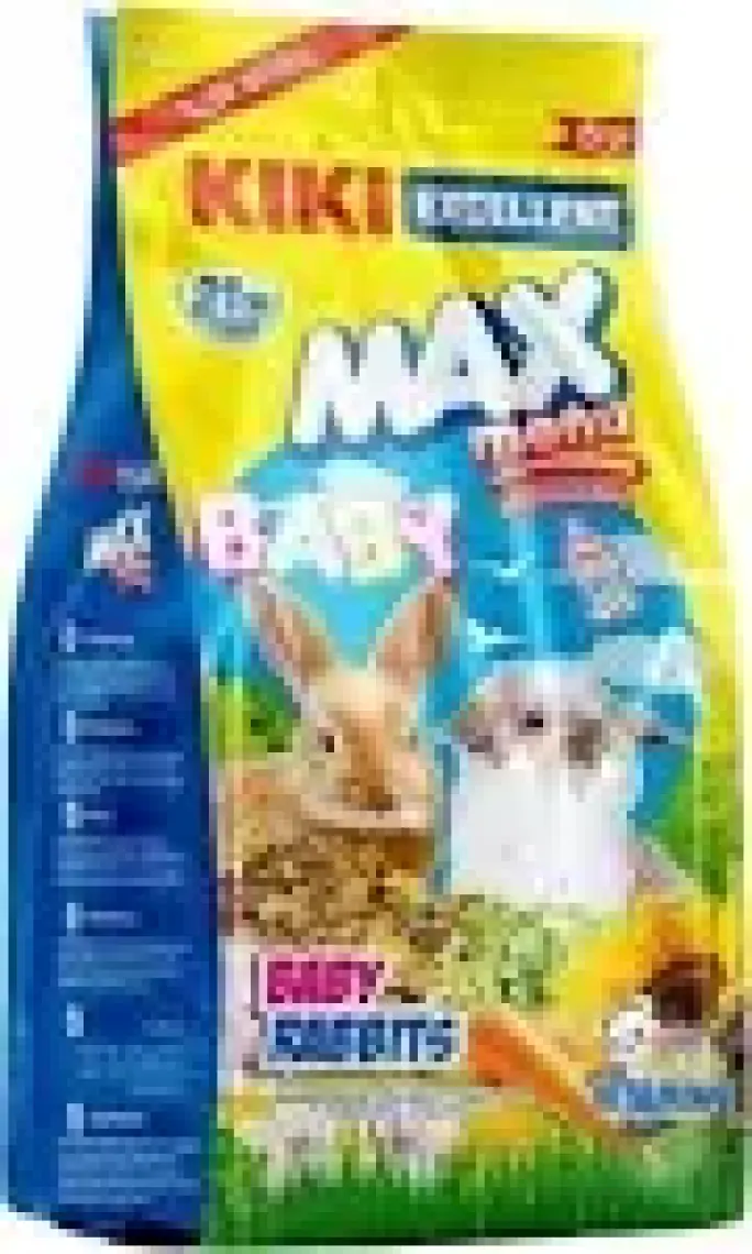 Kıkı Excellent Kemirgen Max Menu Baby Rabbits Yavru Tavşan Yemi 1000 Gr. KG304