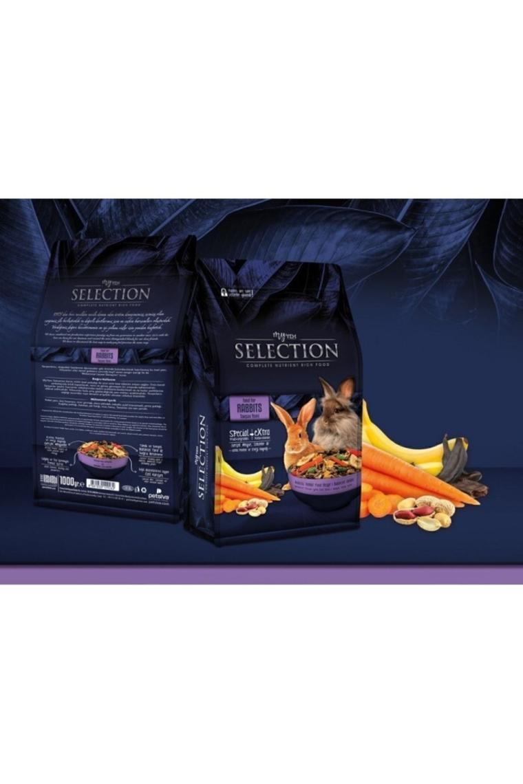 Tavşan Yemi Kuru Sebze Ve Meyve Takviyeli 750gr