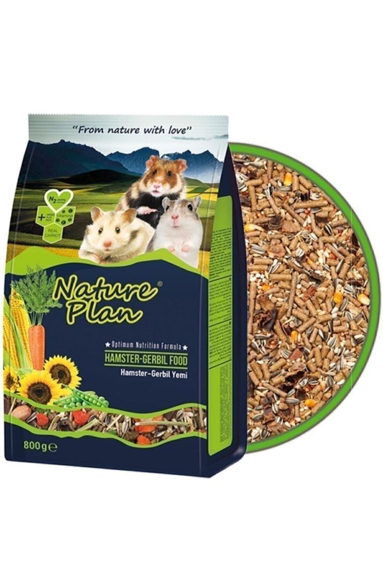 Nature Plan Hamster - Gerbil Yemi 800 G
