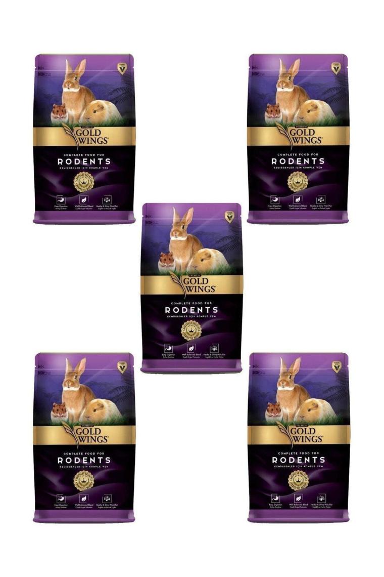 Premium Kemirgen Tavşan Hamster Yemi 750 gr X 5 Adet