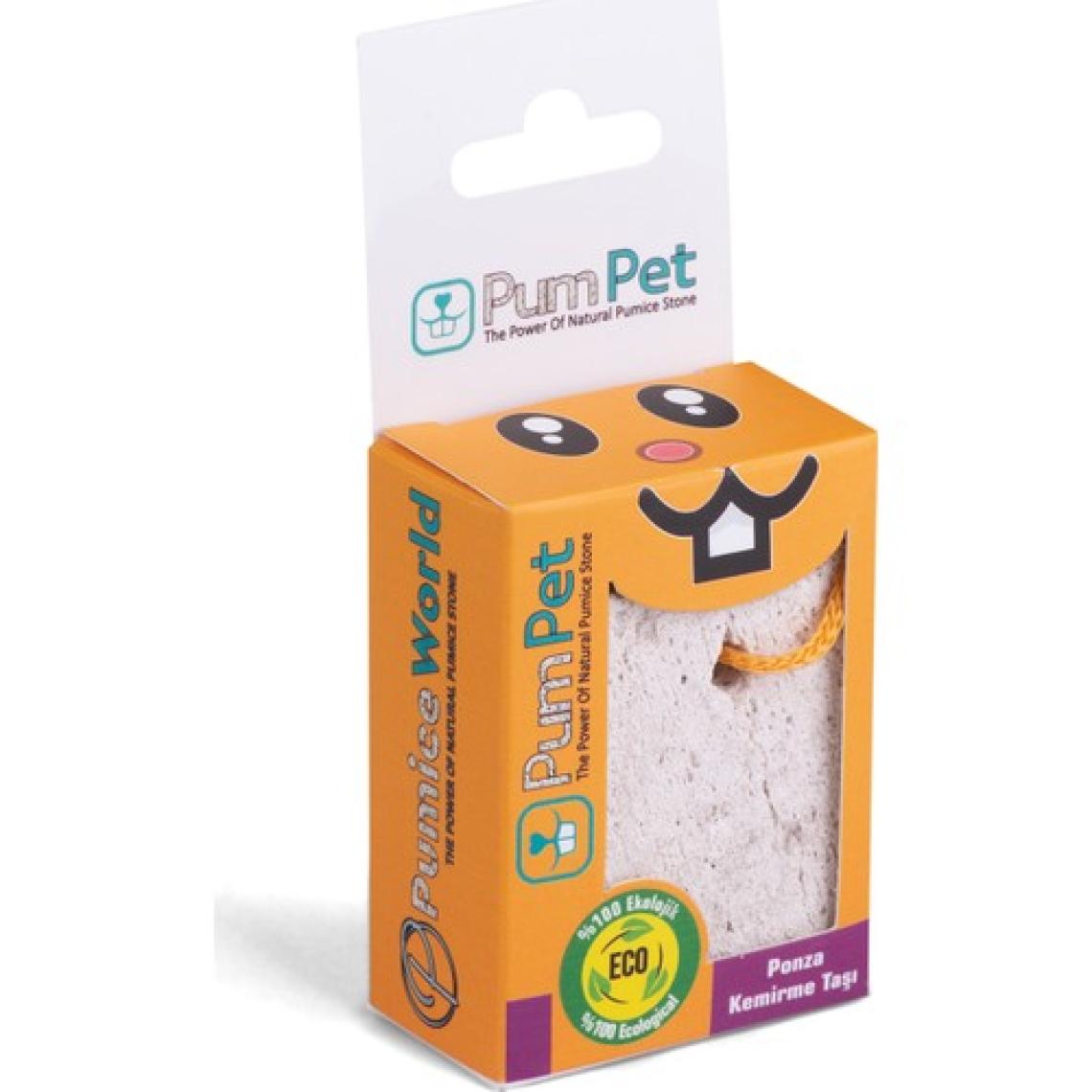 Pum Pet Ginepig - Hamster - Tavşan Kemirgen Taşı %100 Doğal Ponza Kemirme Taşı