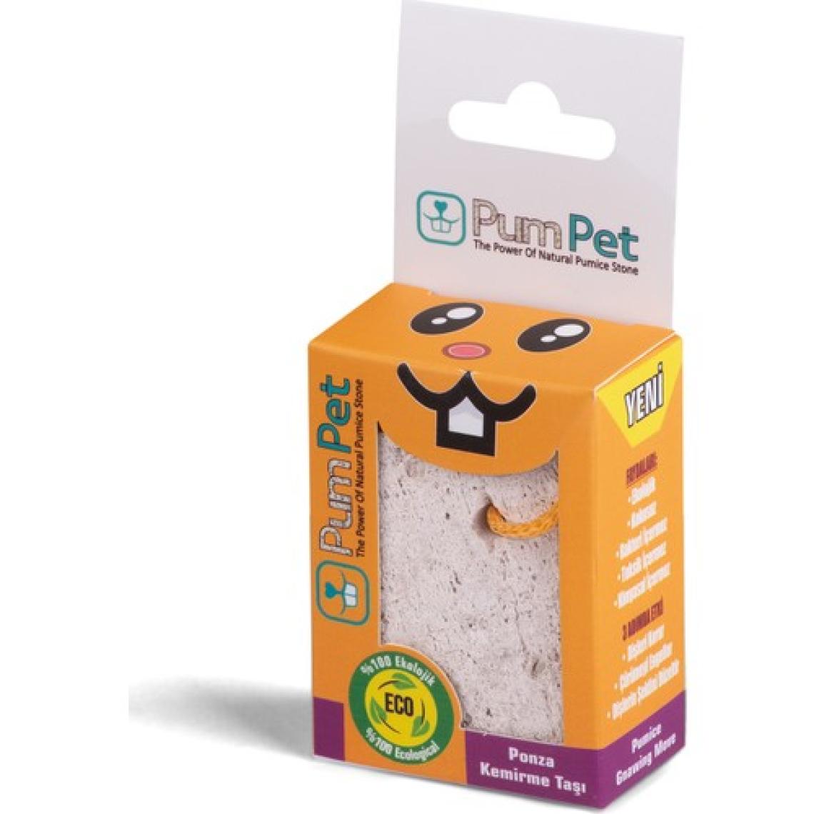 Pum Pet Ginepig - Hamster - Tavşan Kemirgen Taşı %100 Doğal Ponza Kemirme Taşı