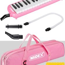 Midex ML-32PK Çantalı Pembe 32 Tuşlu Melodika