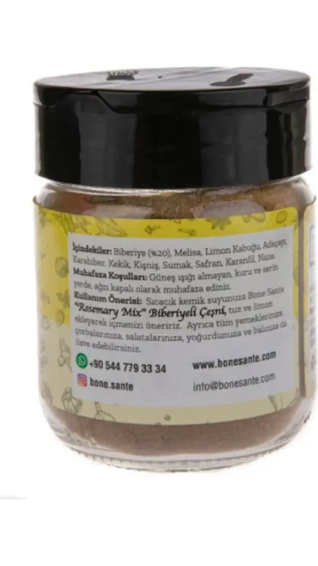 Bone Sante Rosemary Mix - Biberiyeli Çeşni 90 gr
