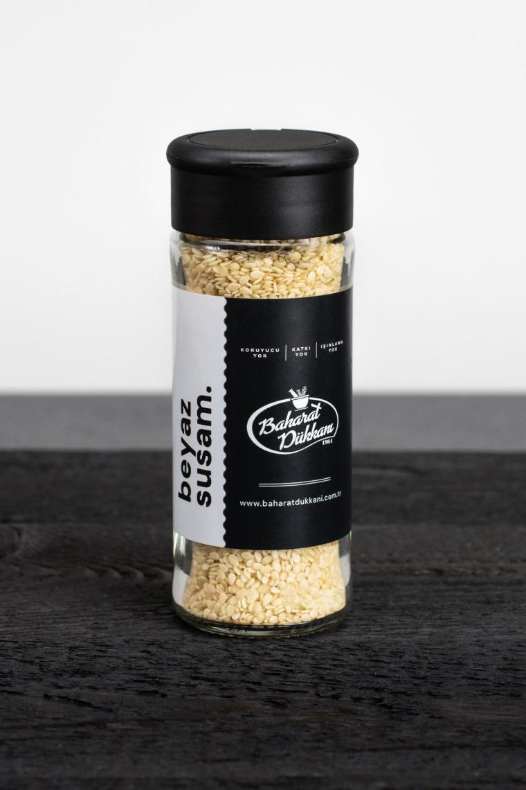 Beyaz Susam 65gr (cam)