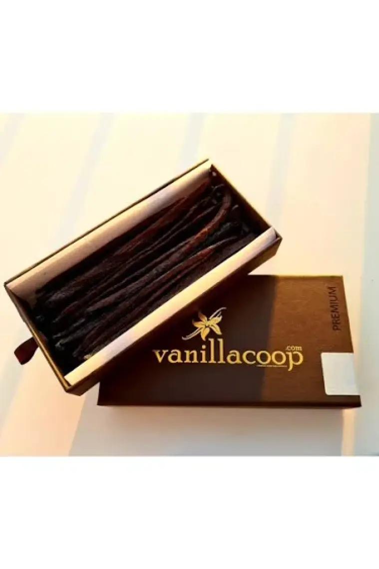 Vanillacoop - Organik Çubuk Vanilya - 6 Adet - Taze - 15/16 Cm - 2’li Vakum Paket