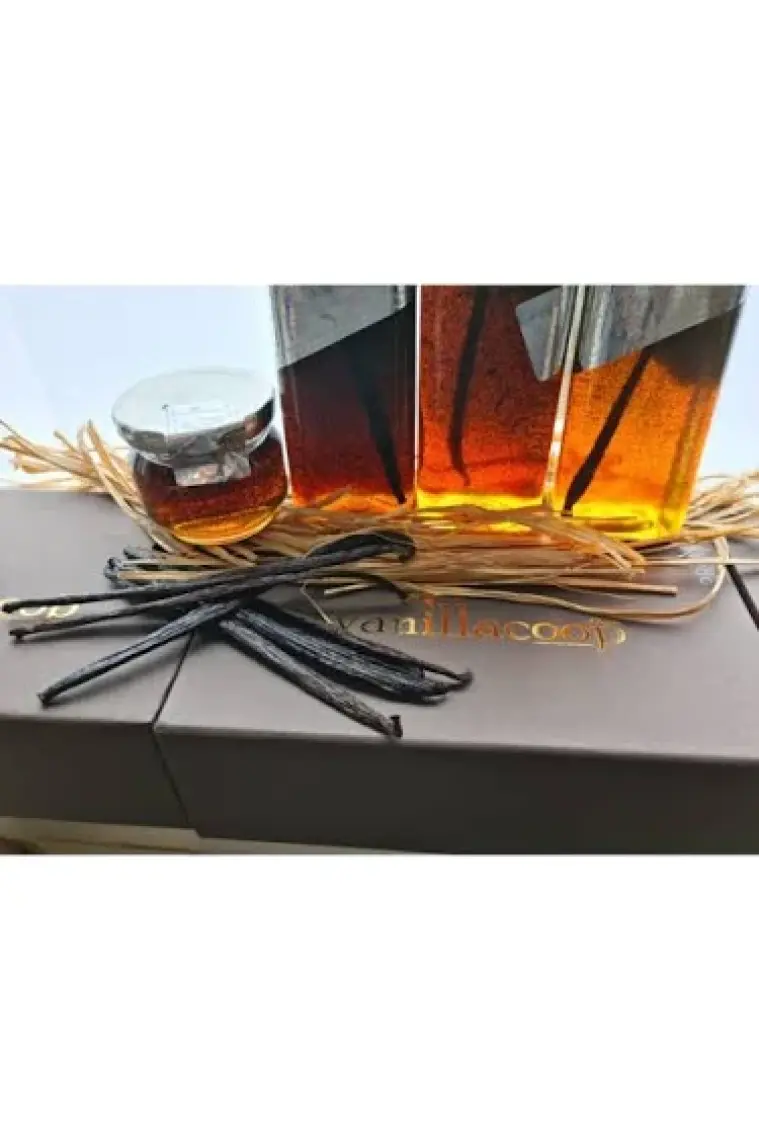 Vanillacoop - Organik Çubuk Vanilya - 6 Adet - Taze - 15/16 Cm - 2’li Vakum Paket