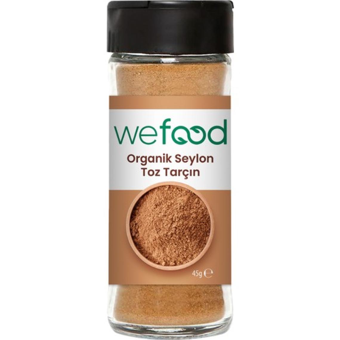 Wefood Organik Seylon Tarçın Tozu 45 gr 8682392174396