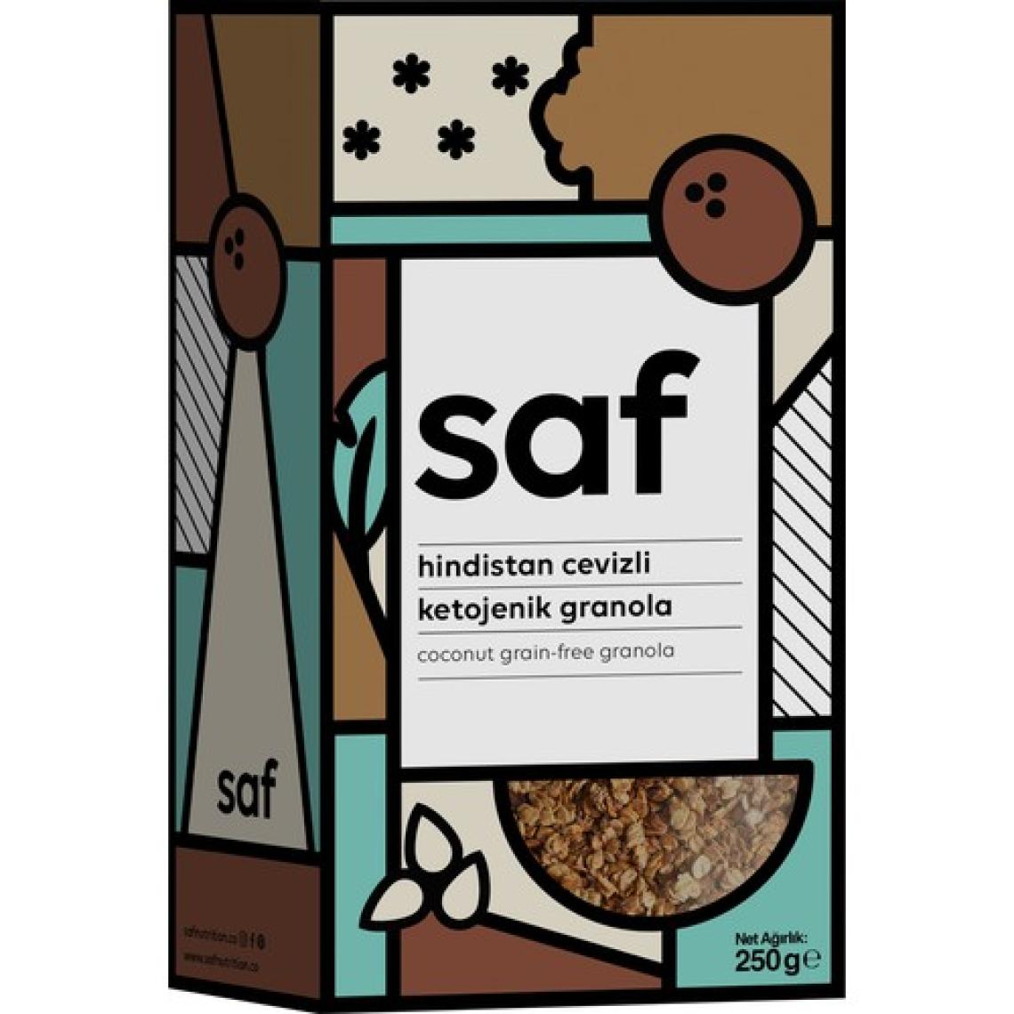 Saf Nutrition Hindistan Cevizli Ketojenik Granola, 200 gr x 2 Adet