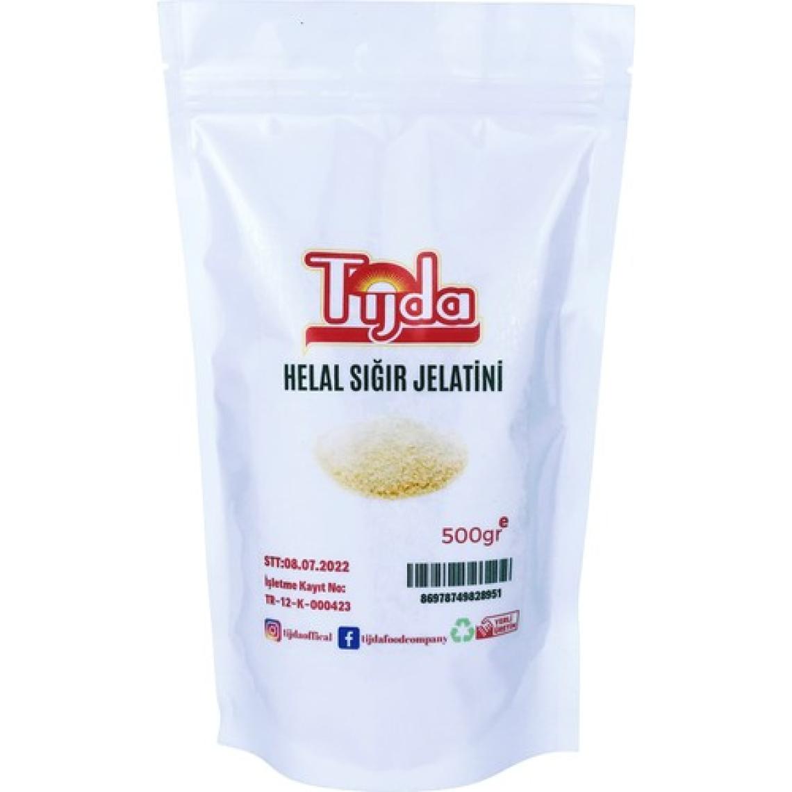 Tijda Toz Sığır Jelatini  Yenilebilir  500 gr
