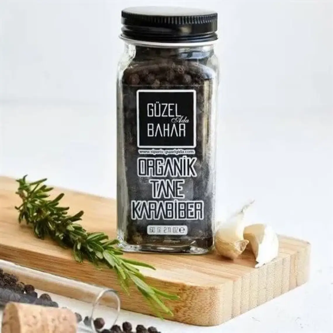 Güzel Ada Gıda Organik Tane Karabiber 60 Gr