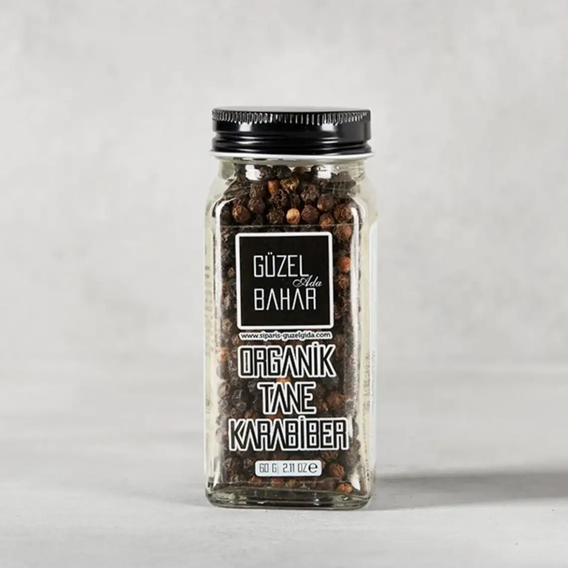 Güzel Ada Gıda Organik Tane Karabiber 60 Gr