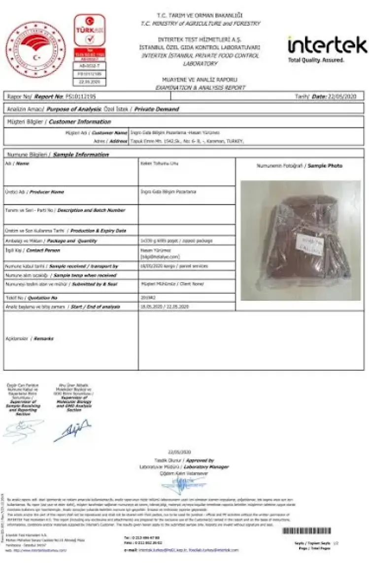 Glutensiz Keten Tohumu 1000 g