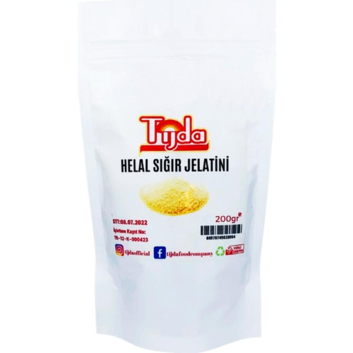 Tijda Toz Sığır Jelatini  Yenilebilir  200 gr