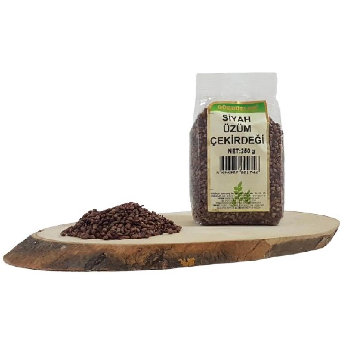 Gürbüzler Siyah Üzüm Çekirdeği 250 gr