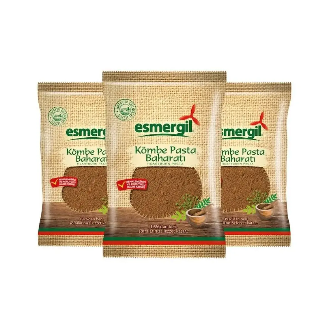 Esmergil Kömbe Pasta Baharatı 3'lü Paket 3 x 20 G