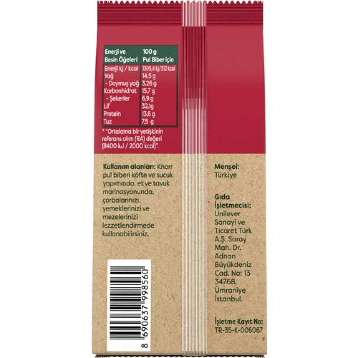 Knorr Baharat Serisi Pul Biber 65 g