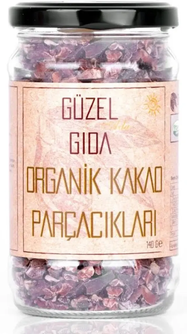 Güzel Ada Gıda Organik Ham Kakao Parçacıkları 140 gr