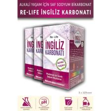 Relife Saf Ingiliz Karbonatı 125 gr Sodyum Bikarbonat Alkali Yaşam