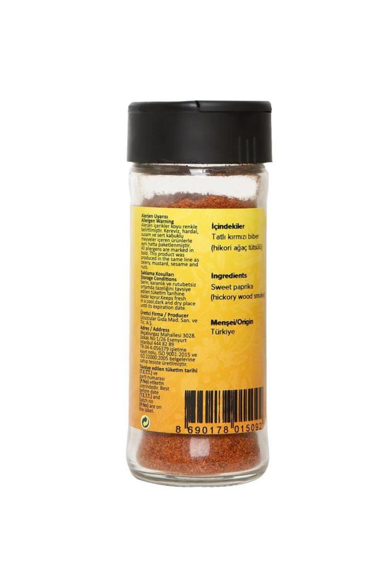 Tütsülenmiş Tatlı Kırmızı Biber 45 Gr
