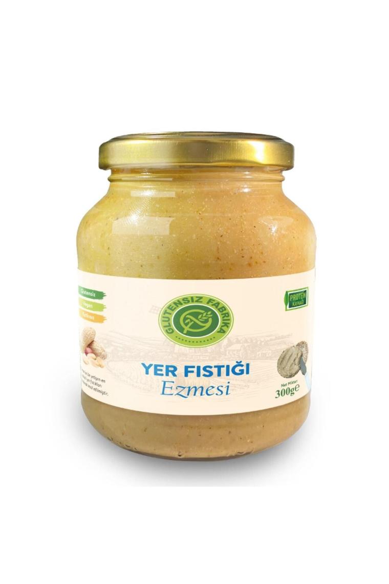 Glutensiz %100 Yer Fıstığı Ezmesi 300 Gram