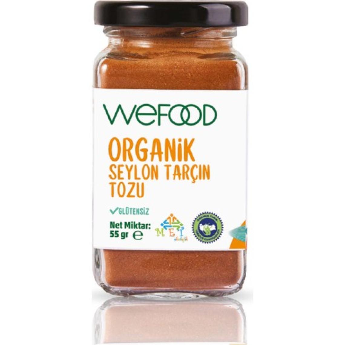Wefood Organik Seylon Tarçın Tozu 55 gr 8682392174396